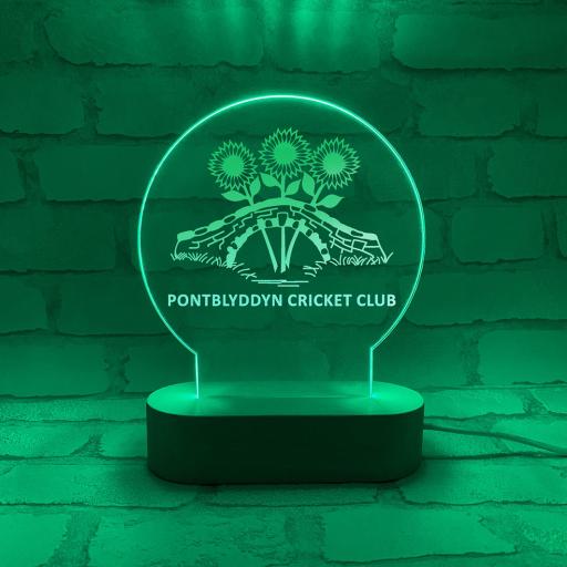 Pontblyddyn Cricket Club Lightbox – Multicoloured