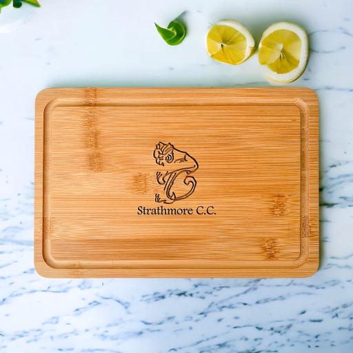 Strathmore Cricket Club Wooden Cheeseboards/Chopping Boards