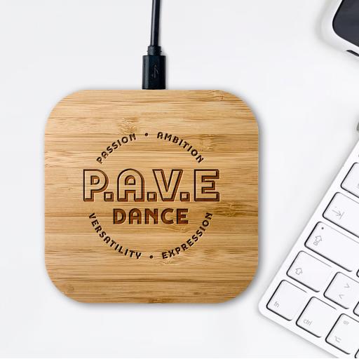Pave Dance Bamboo Wireless Chargers