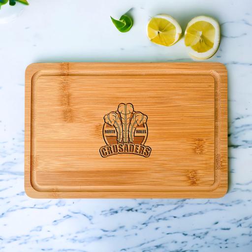North Wales Crusaders Foundation Wooden Cheeseboards/Chopping Boards