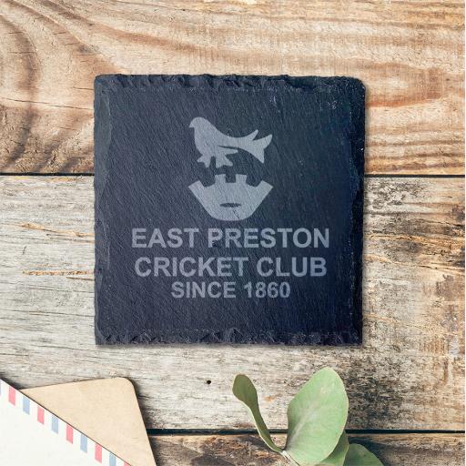 East Preston Cricket Club Slate Coasters (sets of 4)