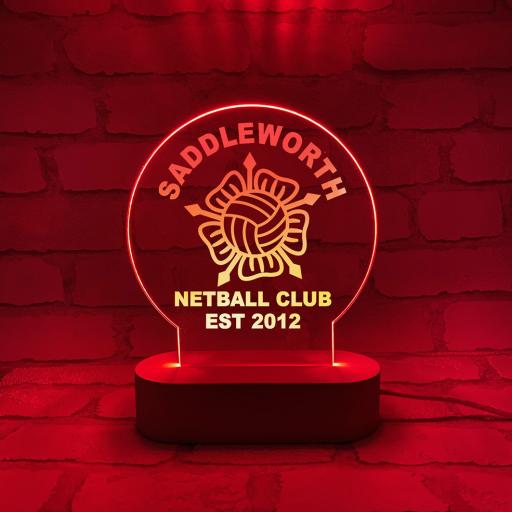 Saddleworth Netball Club Lightbox – Multicoloured
