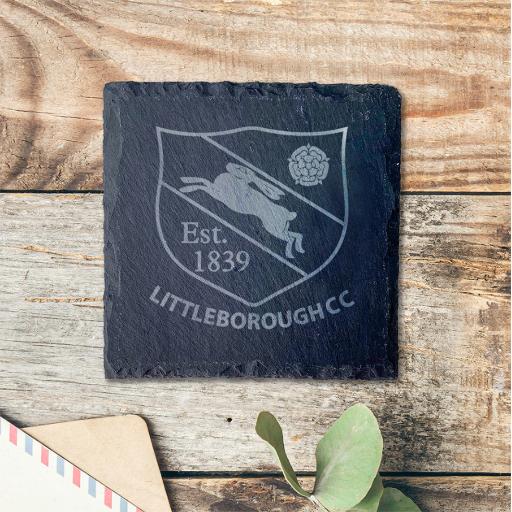 Littleborough Cricket Club Slate Coasters (sets of 4)