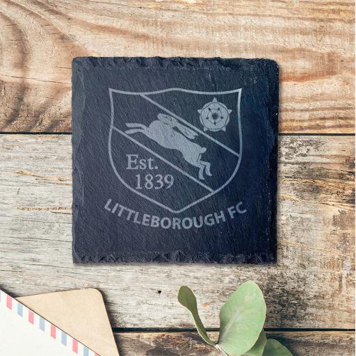 Littleborough FC Slate Coasters (sets of 4)